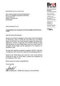 Letter Congratulation AFAD thumb